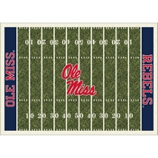 University of Mississippi 8x11 Homefield Rug (4000018638), 5040UMS1